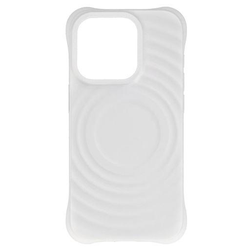 Apple iPhone 13 / iPhone 14 Tel Protect Wave magsafe hátlap tok (Fehér)