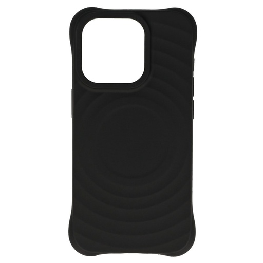 Apple iPhone 13 / iPhone 14 Tel Protect Wave magsafe hátlap tok (Fekete)