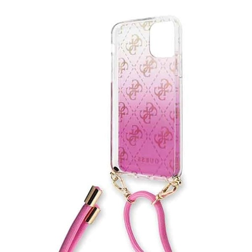 Apple iPhone 11 Guess 4G Electroplated Gradient tok (Rózsaszín) - GUHCN61WO4GPI