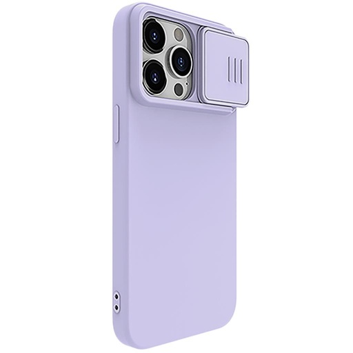 Apple iPhone 15 Pro Nillkin Silky MagSafe hátlap tok (Lila)