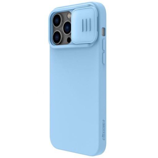 Apple iPhone 13 / iPhone 14 Nillkin Silky MagSafe hátlap tok (Kék)