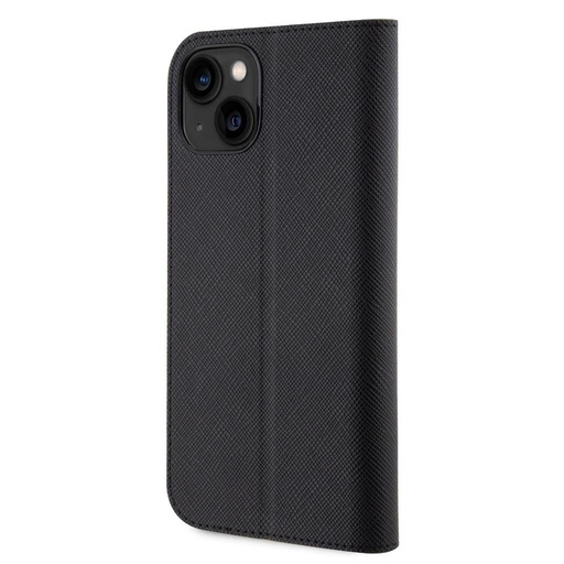 Apple iPhone 14 Karl Lagerfeld PU Saffiano Karl and Choupette NFT Book tok (Fekete) – KLBKP14SSANKCPK