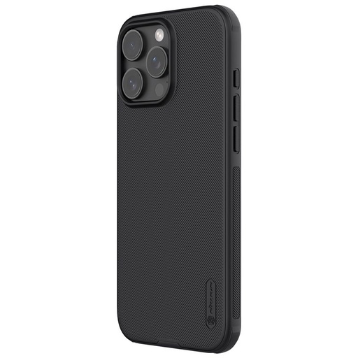 Apple iPhone 16 Pro Max Nillkin Super Frosted Shield Pro MagSafe hátlap tok (Fekete)