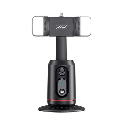 XO SS16 AI Bluetooth szelfibot (Fekete) – két LED fény, arckövetés, automatikus vezérlés