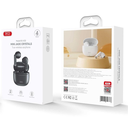 XO X33 vezeték nélküli Bluetooth headset (Fekete)