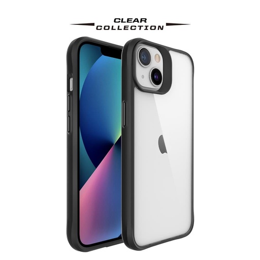 Apple iPhone 13 / iPhone 14 TOKO Combat X Mode hátlap tok (Fekete)