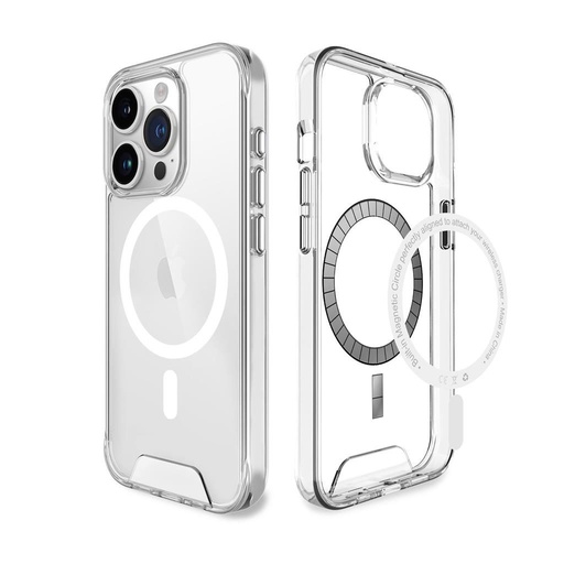 Apple iPhone 15 Pro TOKO Space magsafe hátlap tok (Átlátszó)
