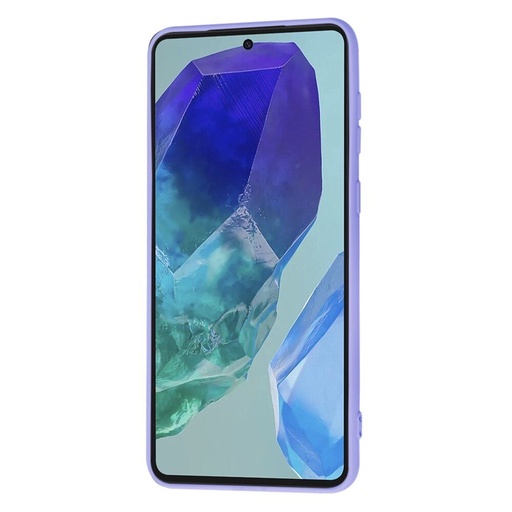 Apple iPhone 16 liquid silicone mágneses autós tartó kompatibilis hátlap tok (Lila)