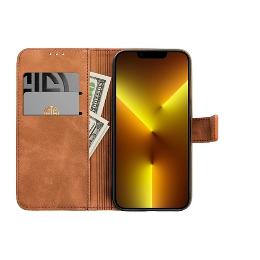 Xiaomi Redmi Note 14 5G Tender notesz tok (Barna)