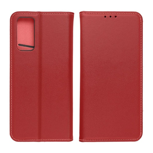 Xiaomi Redmi Note 14 5G Smart Pro bőr notesz tok (Vörös)