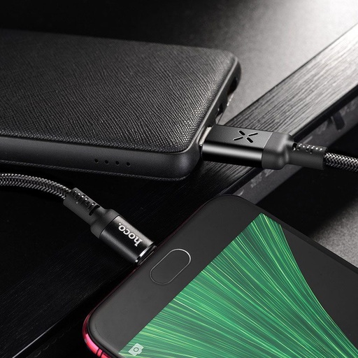 Hoco U63 microUSB kábel, fekete