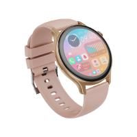 XO J6 AMOLED kijelzős, mágneses rögzítésű, intelligens sportóra hívásfunkcióval (Rose Gold)