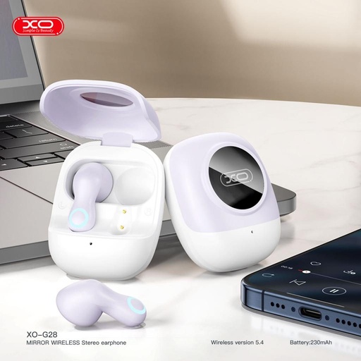 XO G28 vezeték nélküli headset (Lila)