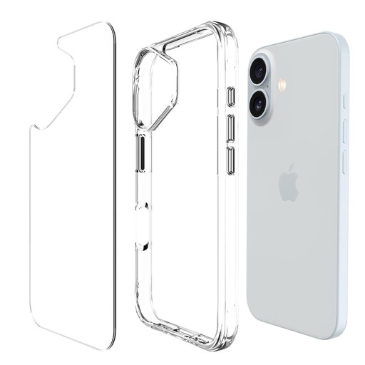 Apple iPhone 16 TOKO Pure hátlap tok (Átlátszó)