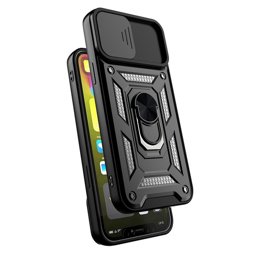 Apple iPhone 16e Slide Camera Armor hátlap tok (Átlátszó)