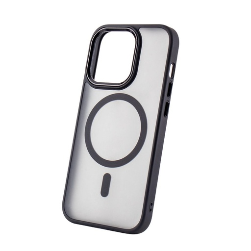 Apple iPhone 15 Frozen magsafe hátlap tok (Fekete)