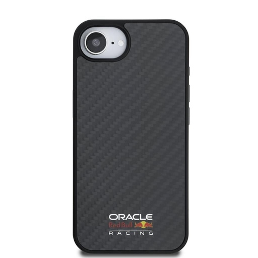 Apple iPhone 16e Red Bull Carbon Shiny Logo MagSafe tok (Fekete) – RBHMPSE424CFILSK