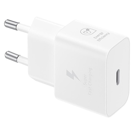 Samsung USB-C hálózati gyorstöltő 25W + USB-C kábel (Fehér)