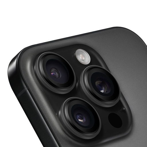 Apple iPhone 15 Pro & iPhone 15 Pro Max OBAL:ME kameravédő (Fekete)