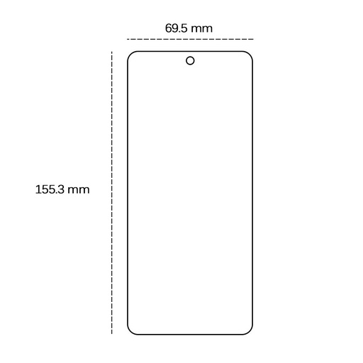 Xiaomi Redmi Note 13 Pro 4G / Redmi Note 13 Pro 5G / Redmi Note 14s 4G 2,5D üvegfólia (Átlátszó)