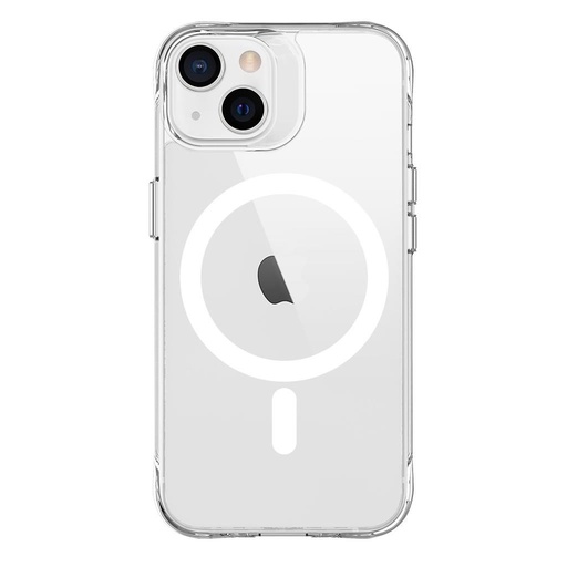 Apple iPhone 14 / iPhone 13 TOKO Pure MagSafe hátlap tok (Átlátszó)