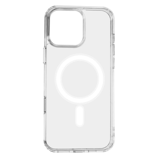 Apple iPhone 16 Pro Max Anti shock MagSafe 1,5mm hátlap tok gombsorral (Átlátszó)