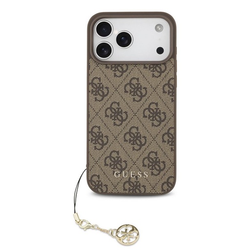 Guess 4G Charm tok iPhone 17 Pro (Barna) - GUHMP17LGF4GCW
