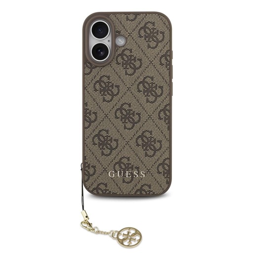 Guess 4G Charm tok iPhone 17 (Barna) - GUHMP17SGF4GCW