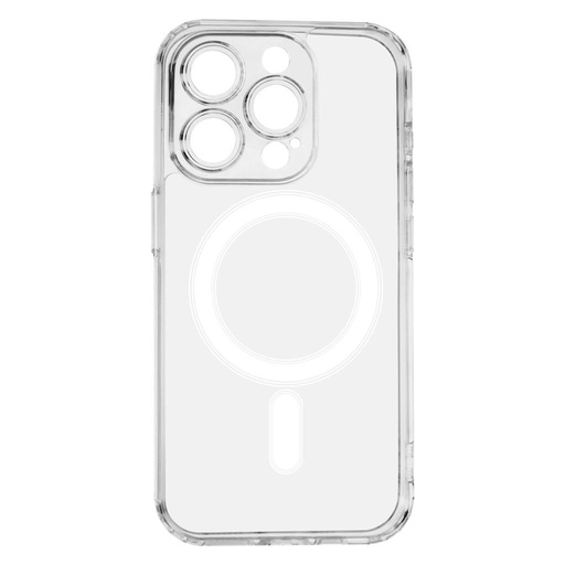 Apple iPhone 15 Pro Anti shock MagSafe 1,5mm kameravédős hátlap tok (Átlátszó)