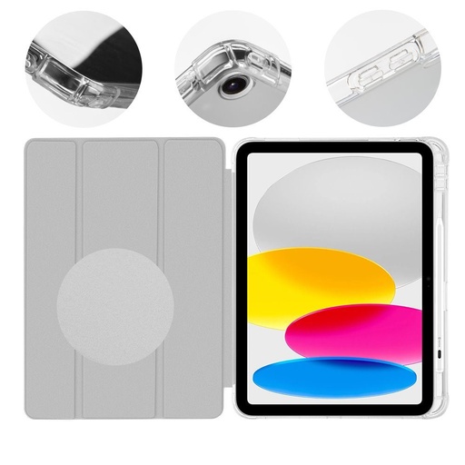 Apple iPad 10.9 2022 / iPad 11 2025 OBAL:ME MistyTab tablet tok (Szürke)