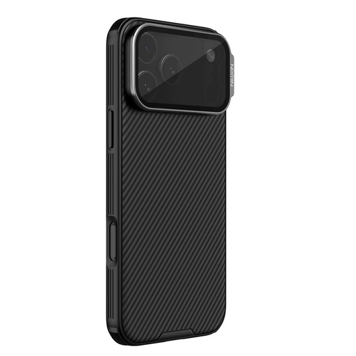Apple iPhone 17 Pro Nillkin Camshield Prop MagSafe hátlap tok (Fekete)