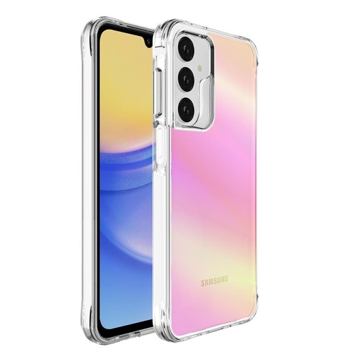 Samsung Galaxy A16 / Galaxy A26 / Galaxy A17 Pure rainbow hátlap tok (Rózsaszín)