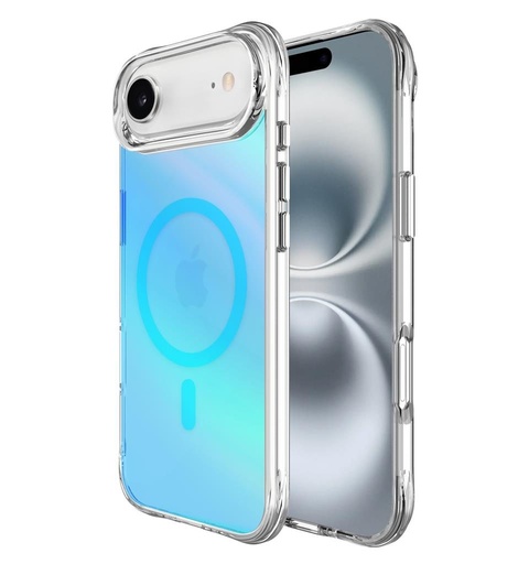 Apple iPhone 17 Air TOKO Pure rainbow magsafe hátlap tok (Kék)
