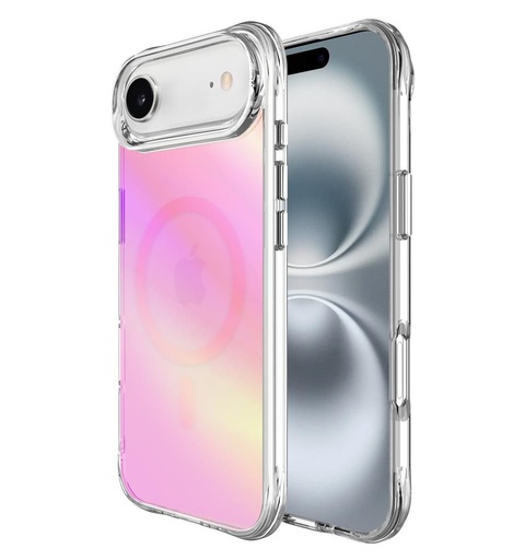 Apple iPhone 17 Air TOKO Pure rainbow magsafe hátlap tok (Rózsaszín)