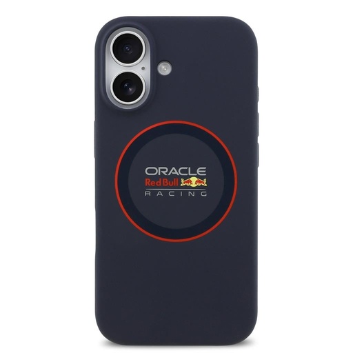 Red Bull Silicone Red Ring MagSafe tok iPhone 17 (Sötétkék)