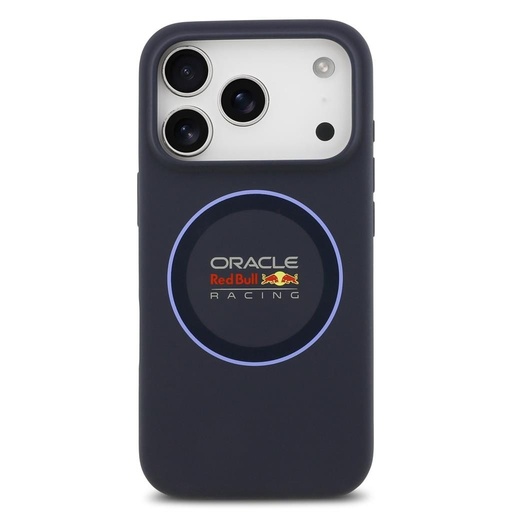 Red Bull Silicone Blue Ring MagSafe tok iPhone 17 Pro (Sötétkék)