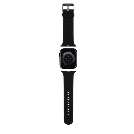 Karl Lagerfeld Karl and Choupette Head NFT Strap for Apple Watch 38/40/41 (Fekete)