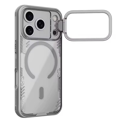 Apple iPhone 17 Pro Max Nillkin Iceblade Prop magsafe hátlap tok (Szürke)