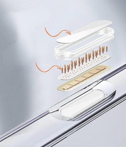 Apple iPhone 17 Pro Max Roar Haptic Button MagSafe hátlap tok (Átlátszó)