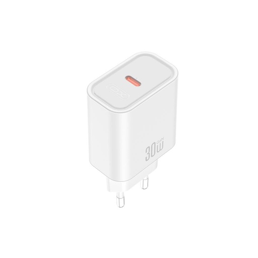 XO CE41(EU) hálózati gyorstöltő + Type-C kábel (Fehér) - 30W, 1xUSB-C, NB299 szett