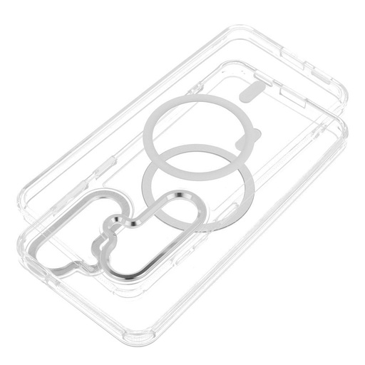 Samsung Galaxy S26 Ultra Frame Hybrid MagSafe hátlap (Átlátszó)