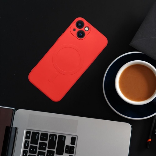 Samsung Galaxy S26 Silicone mag cover magsafe hátlap tok (Piros)
