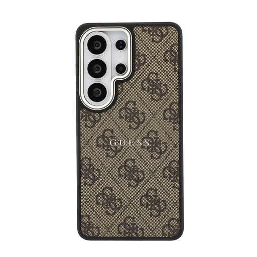 Guess PU Leather 4G Gold Frame Magnetic Samsung Galaxy S26 Ultra (Barna)