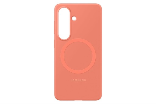 Samsung Galaxy S26 Samsung Silicone Magnetic hátlap tok (Korallpiros)