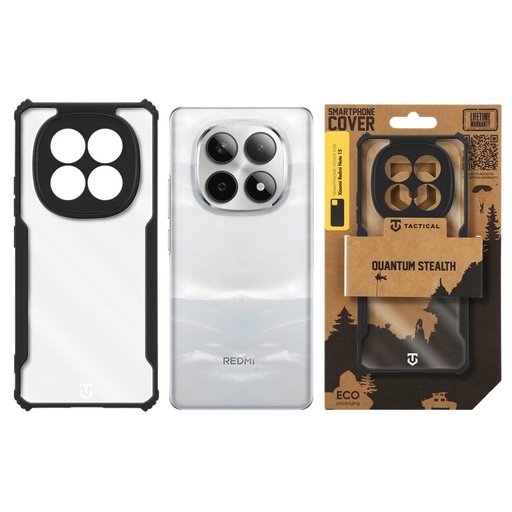 Xiaomi Redmi Note 15 5G Tactical Quantum Stealth tok (Fekete)