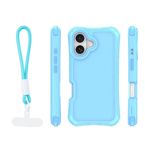 Apple iPhone 16 SafePop hátlap tok (Kék)