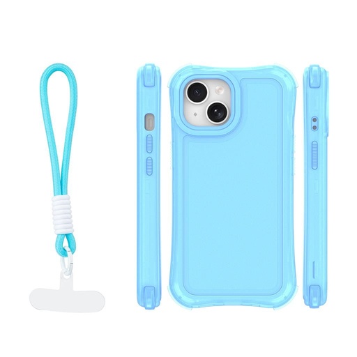 Apple iPhone 15 SafePop hátlap tok (Kék)