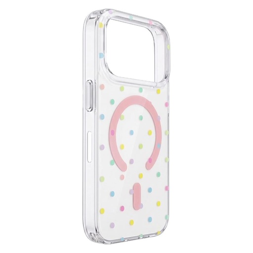 Apple iPhone 17 Bubble Dots MagSafe hátlap tok (Fehér)