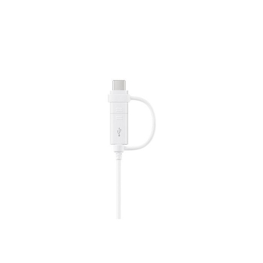Samsung MicroUSB + USB-C 2in1 adatkábel 1.5 m (Fehér)