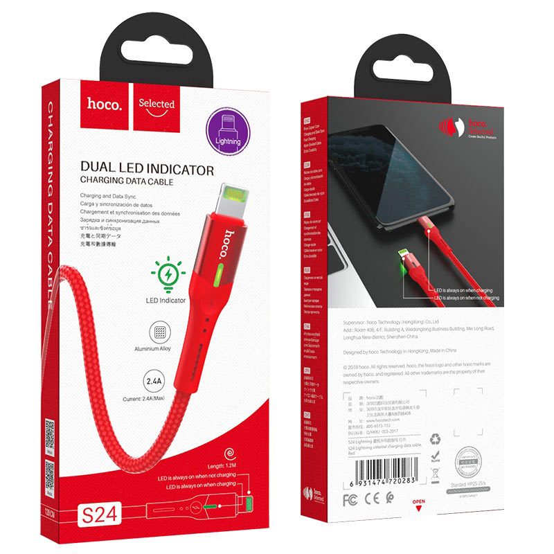 hoco-s24-lightning-kabel-24a-led-allapotjelzo-szovet-aluminium-csatlakozo-piros_4.jpg